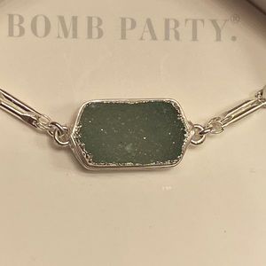 Bomb Party Drusy bracelet